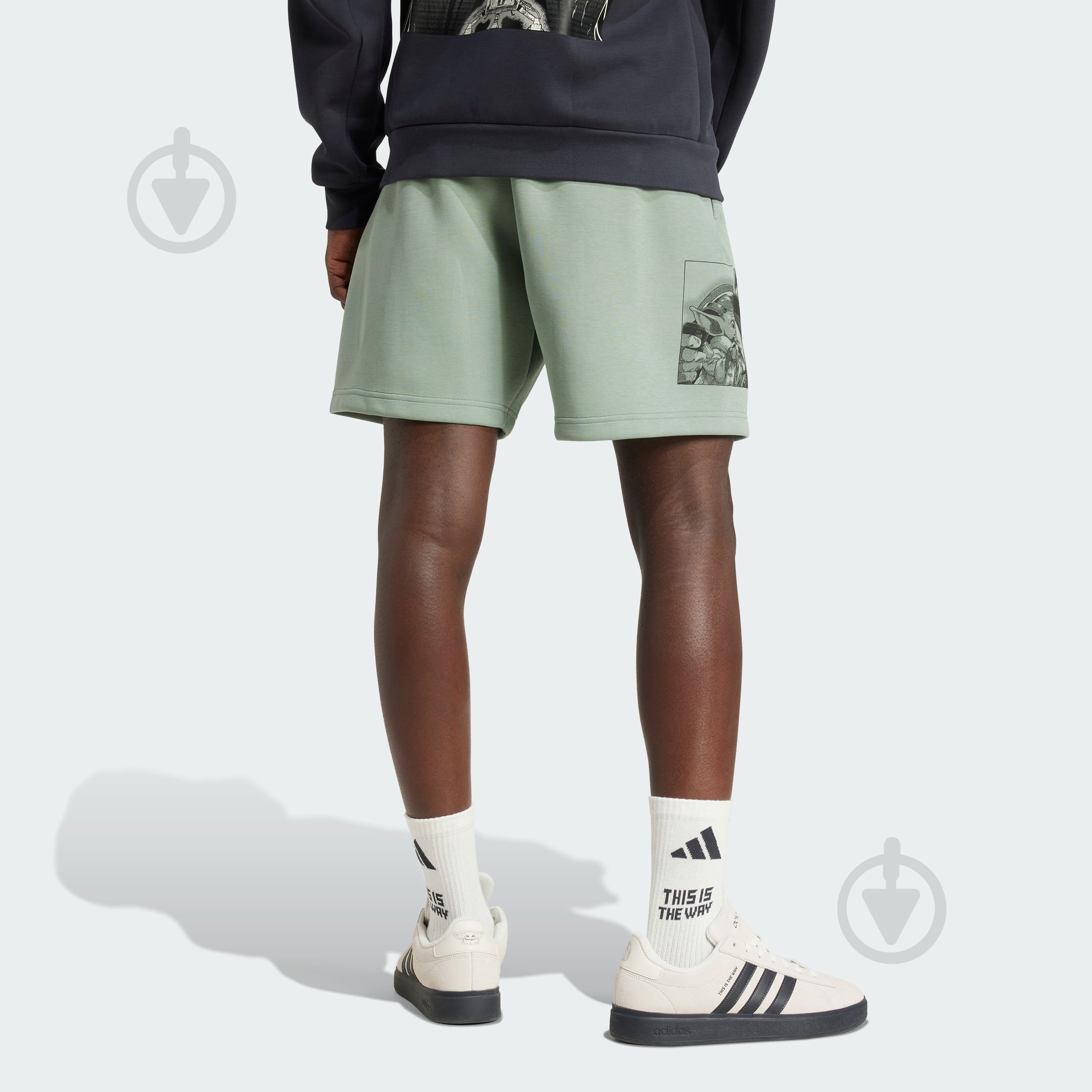 Шорты Adidas M SW TM SHO JI5722 р. 2XL зеленый - фото 2