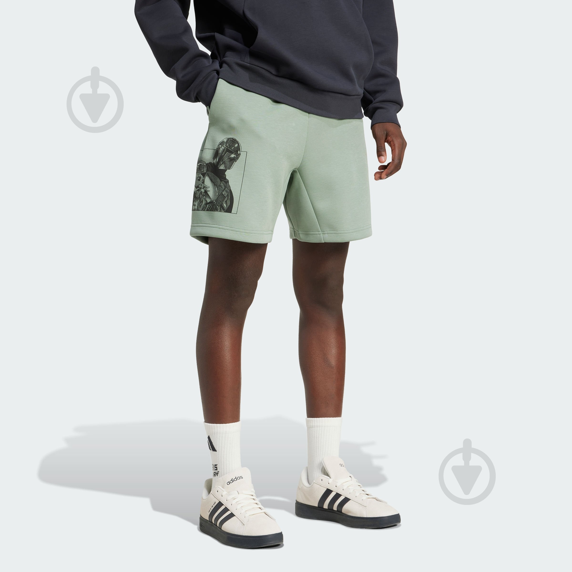 Шорты Adidas M SW TM SHO JI5722 р. 2XL зеленый - фото 5