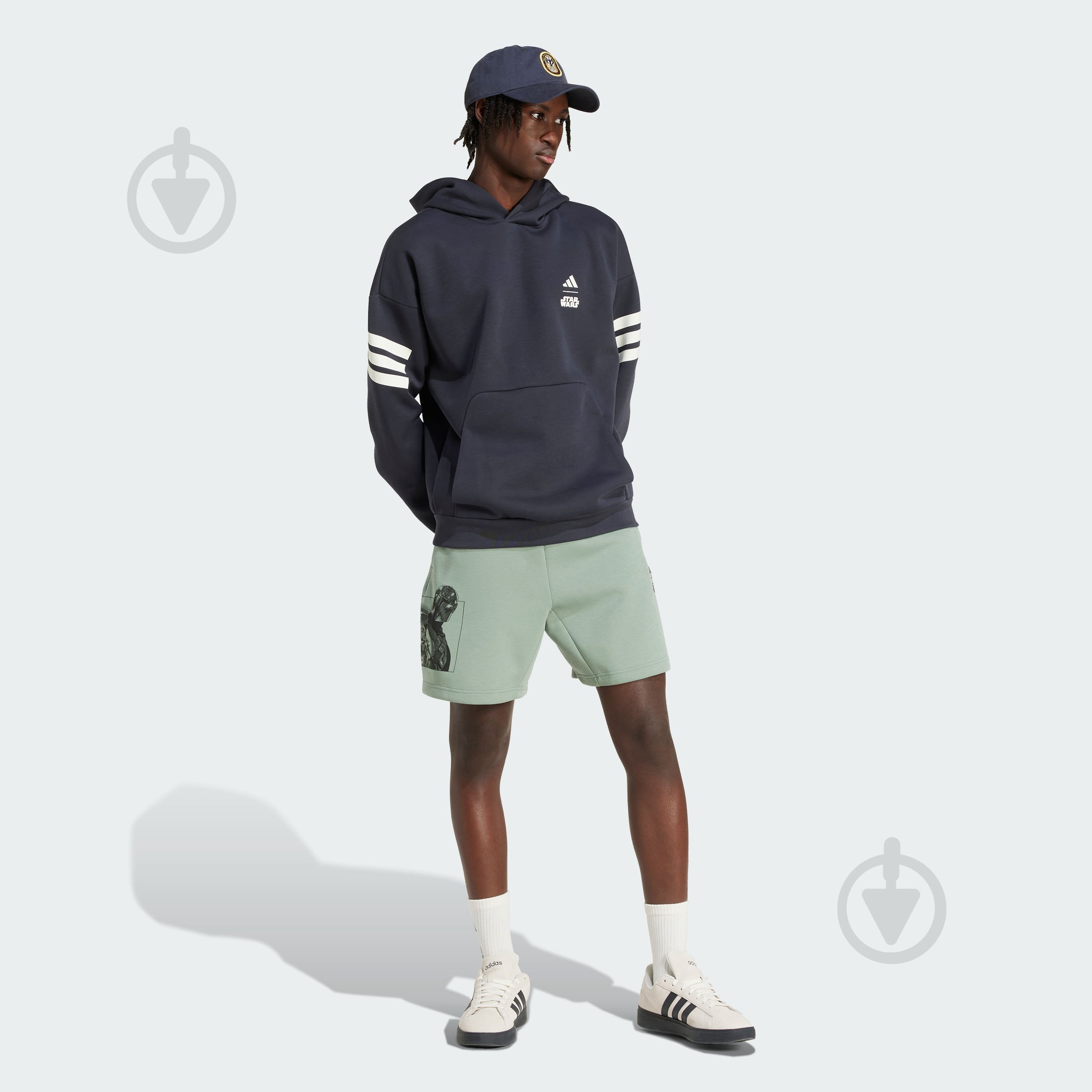 Шорты Adidas M SW TM SHO JI5722 р. 2XL зеленый - фото 6