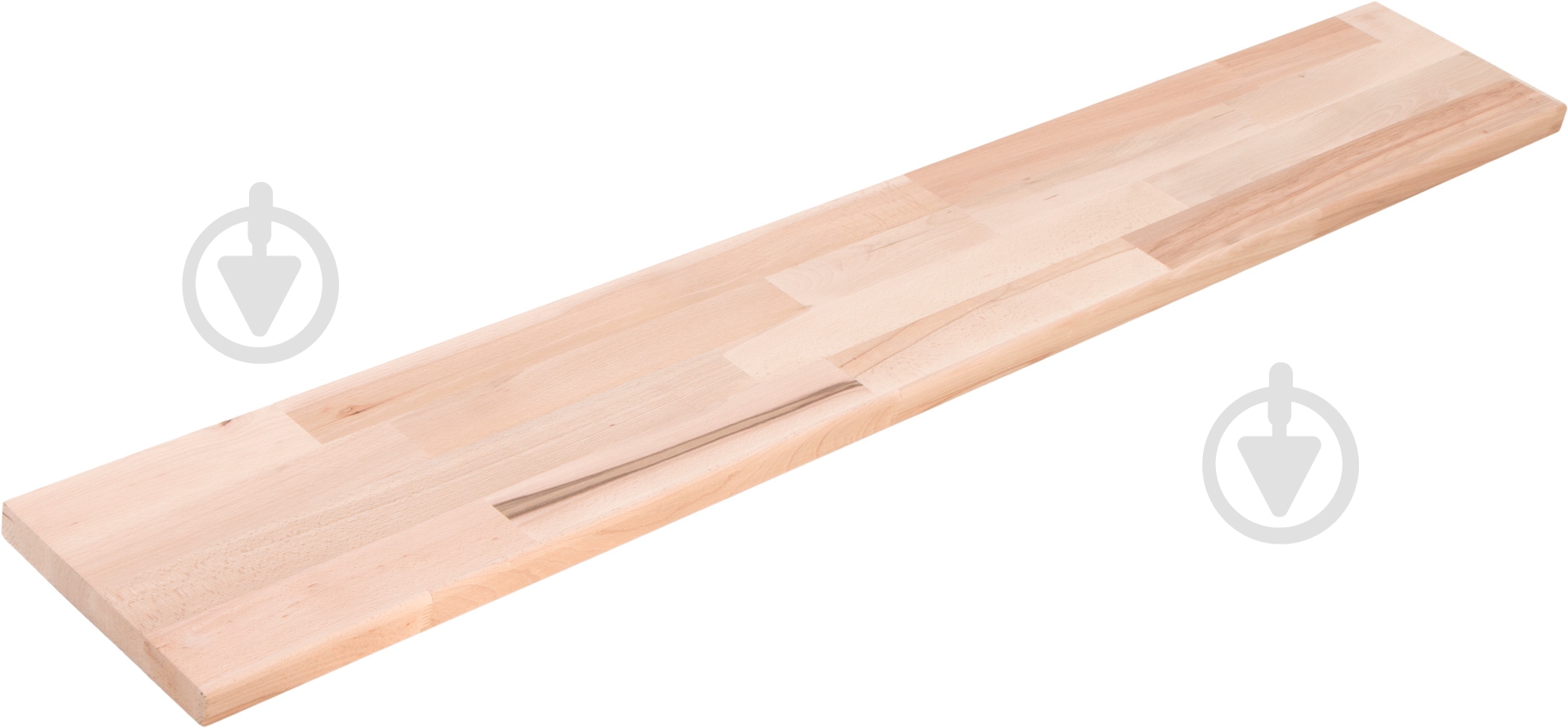 Подоконник деревянный Мойсей 2000х300х40 мм бежевый бук - фото 1