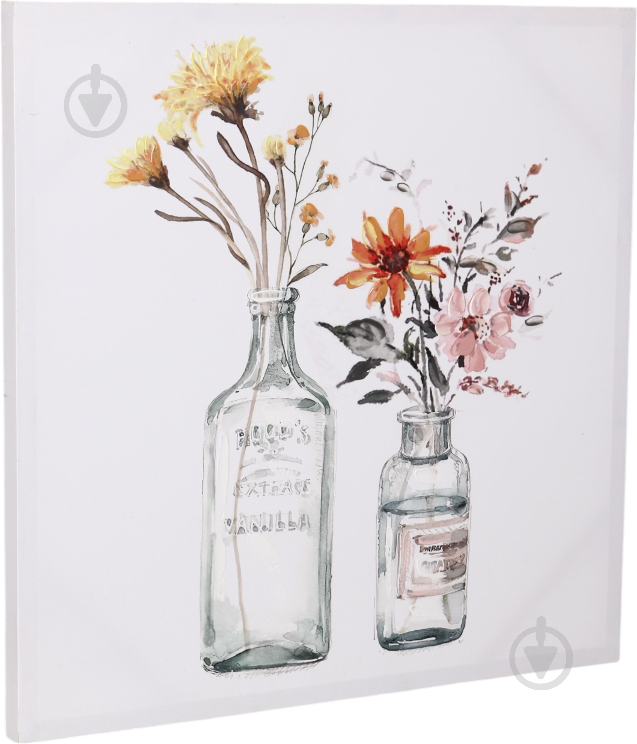 Картина Jar Flower sunny 60x60 см - фото 3