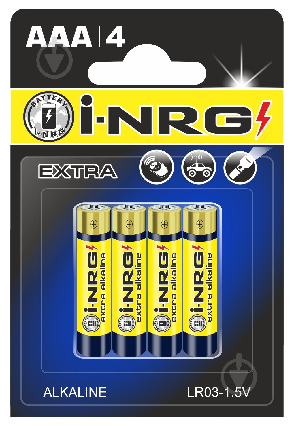 Батарейка Extra AAA (R03, 286) 4 шт. - фото 1 Батарейка Extra AAA (R03, 286) 4 шт. - фото 1