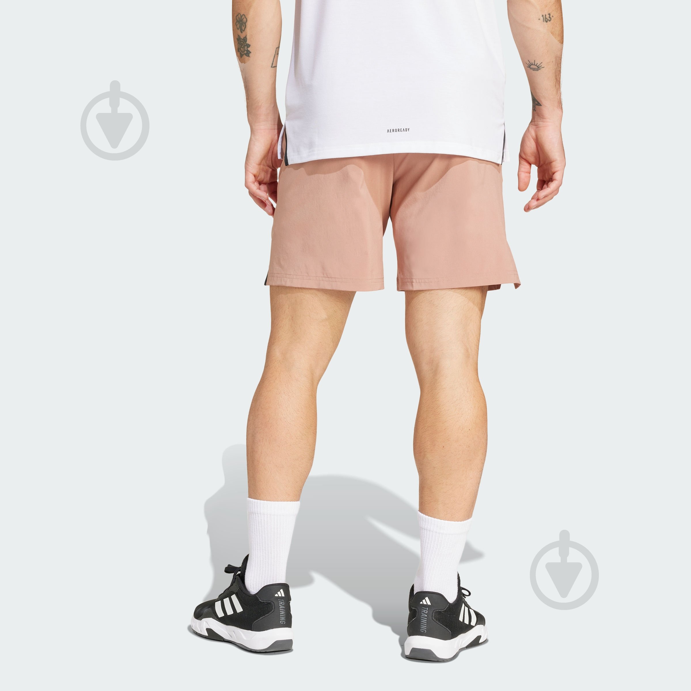 Шорты Adidas D4T SHORT JI8140 р. 2XL коричневый - фото 2