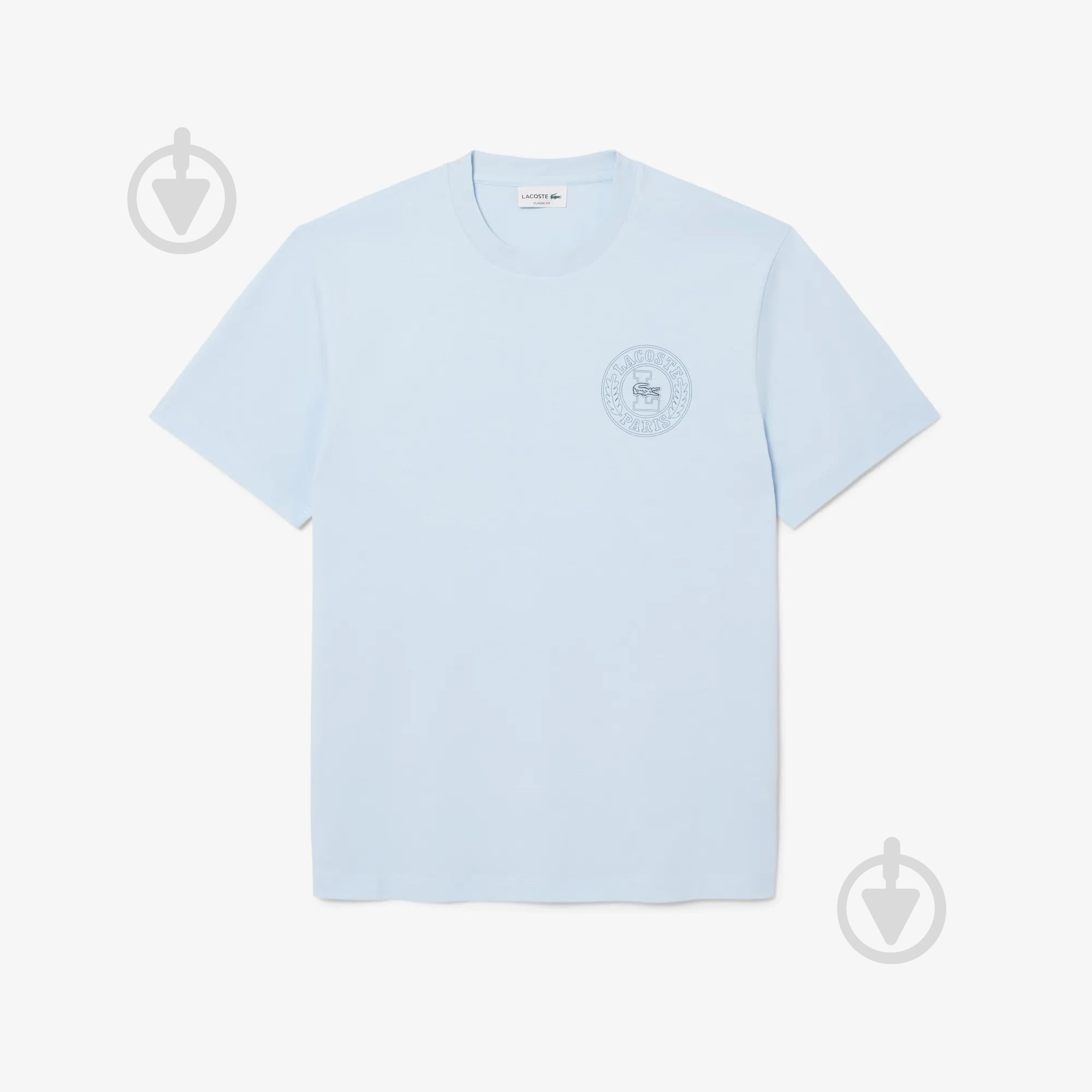 Футболка Lacoste TH0125T01 р.3 блакитний - фото 5 Футболка Lacoste TH0125T01 р.3 блакитний - фото 5