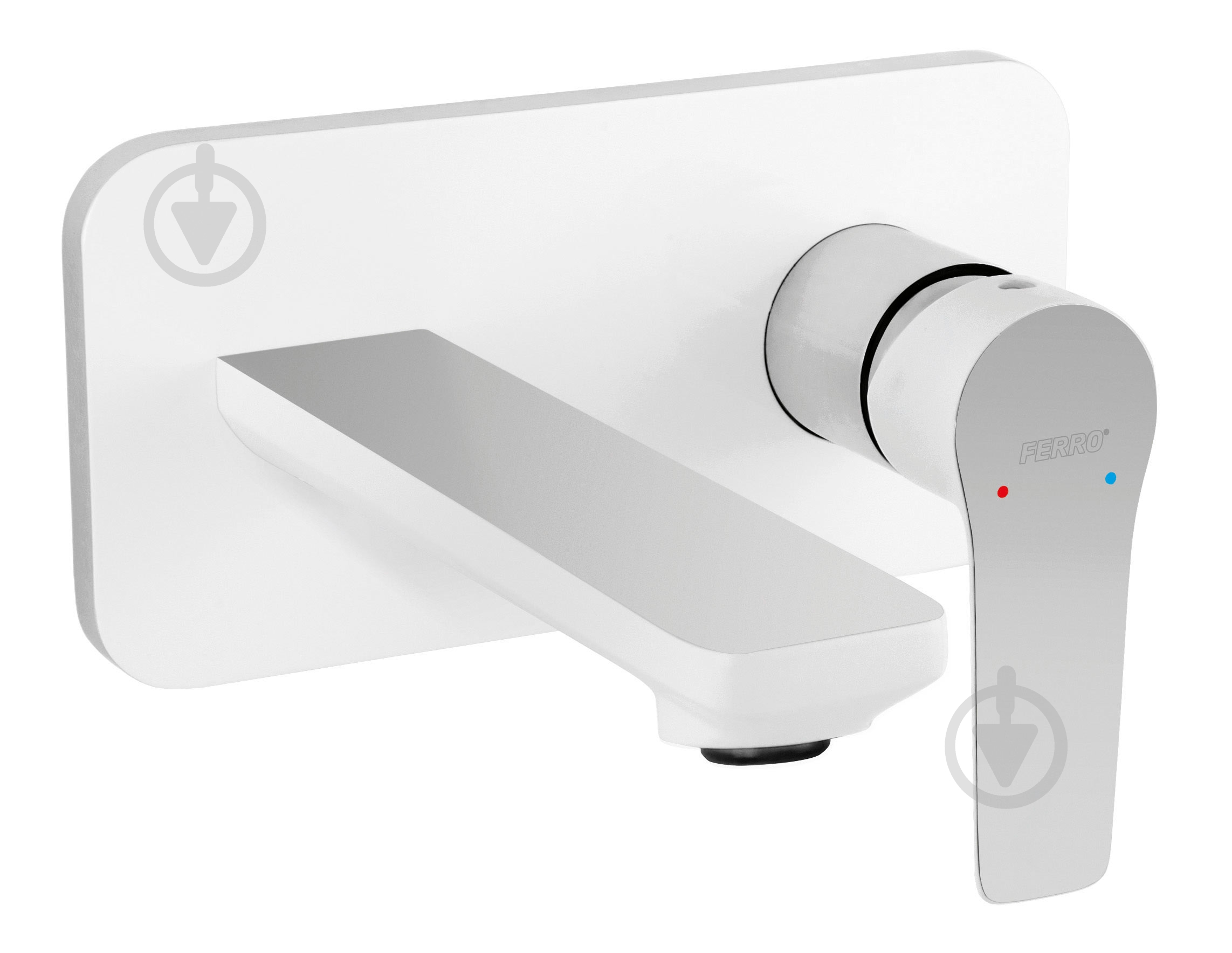 Смеситель для умывальника Ferro Adore White/Chrome BDR3PA - фото 1 Смеситель для умывальника Ferro Adore White/Chrome BDR3PA - фото 1