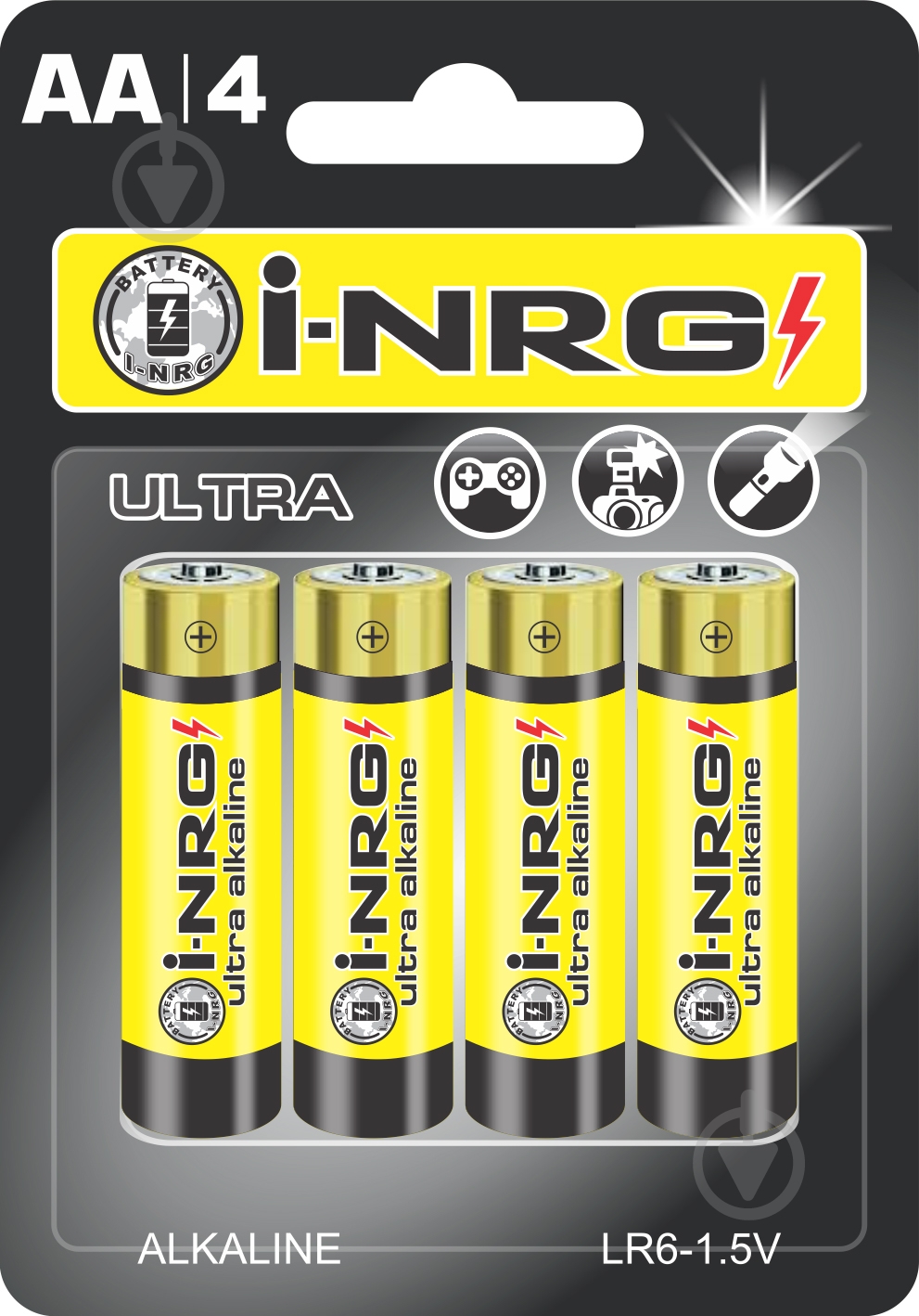 Батарейка Ultra AA (R6, 316) 4 шт. - фото 1 Батарейка Ultra AA (R6, 316) 4 шт. - фото 1