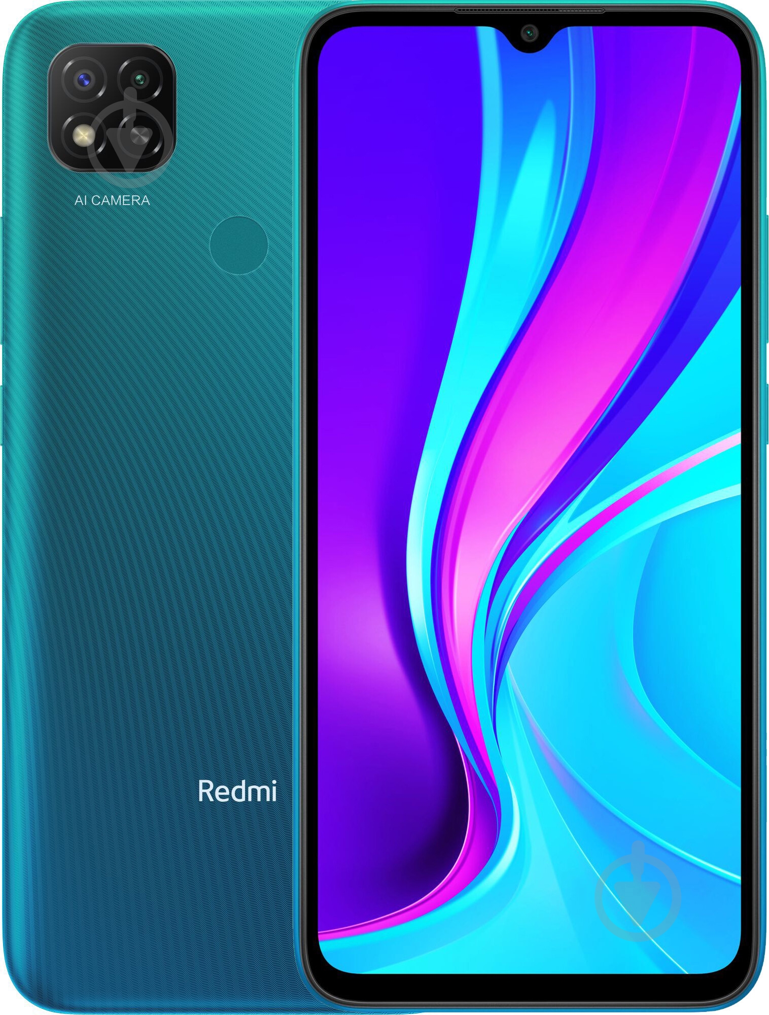Смартфон Xiaomi Redmi 9C 3/64GB aurora green (946962) - фото 1