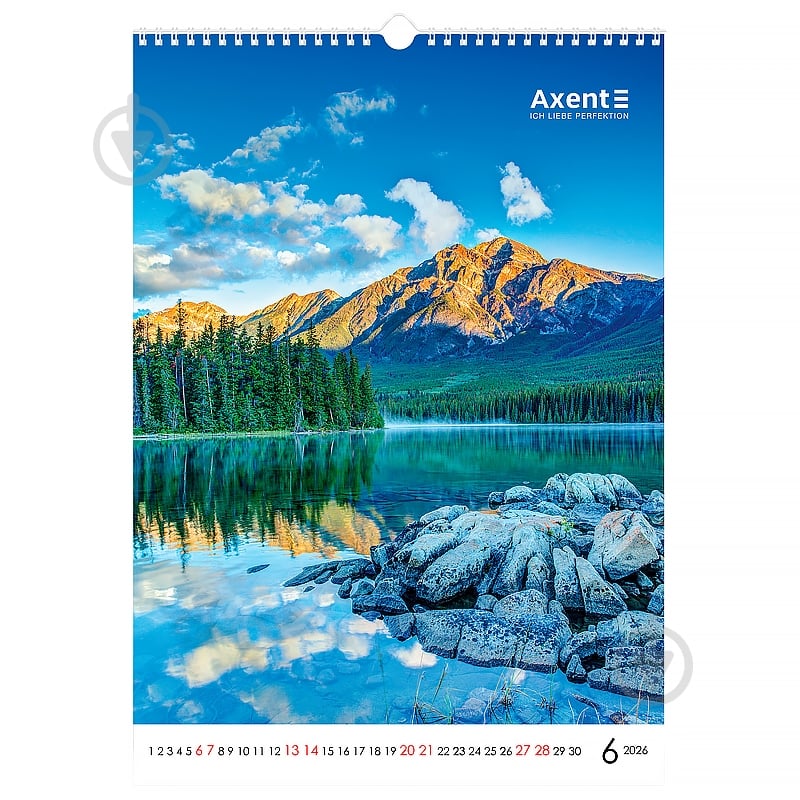 Календарь настенный Axent А3 Landscapes 2026 - фото 5 Календарь настенный Axent А3 Landscapes 2026 - фото 5