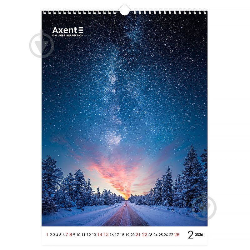 Календарь настенный Axent А3 Landscapes 2026 - фото 2 Календарь настенный Axent А3 Landscapes 2026 - фото 2