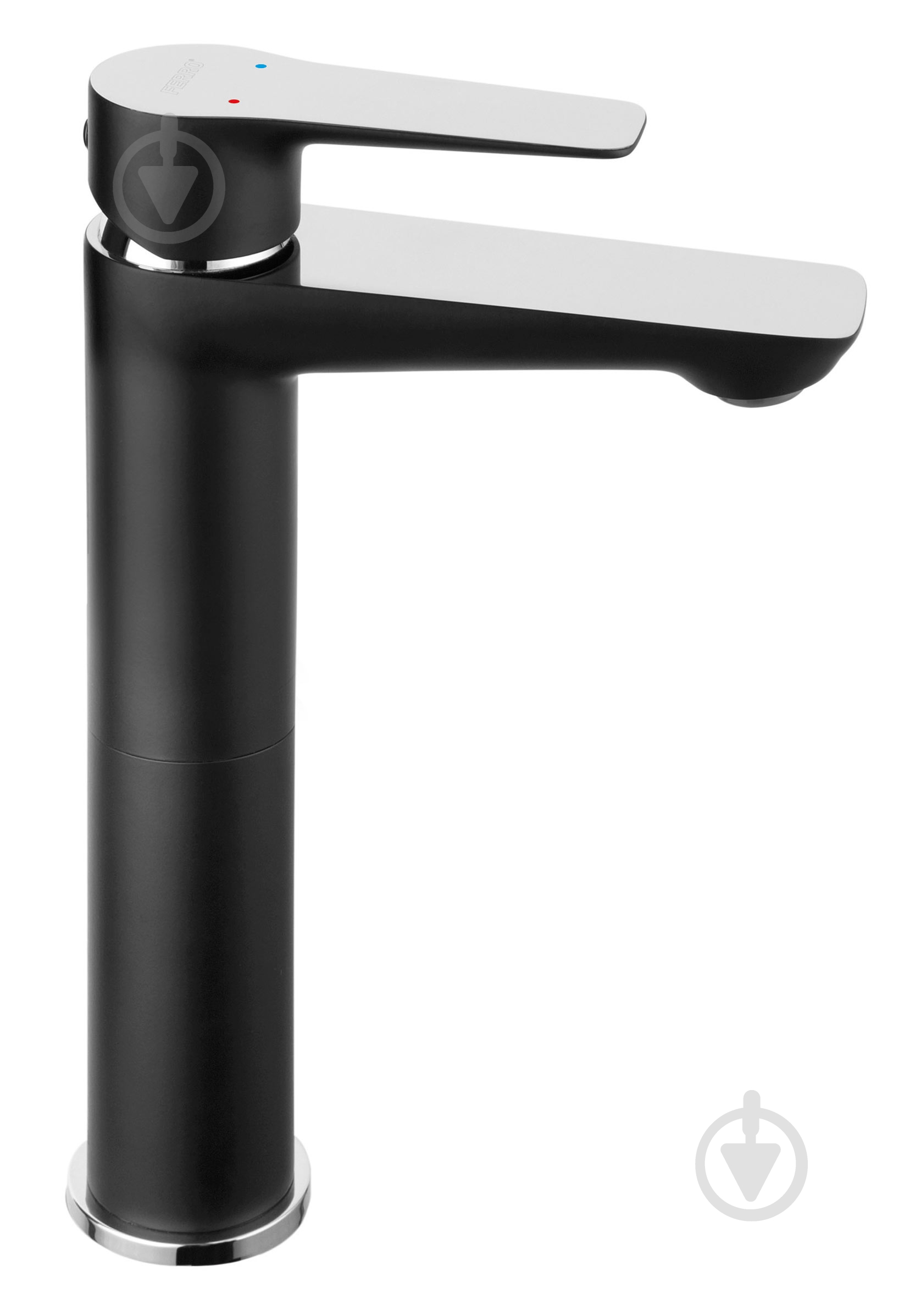 Змішувач для умивальника Ferro Adore Black BDR2LBLC - фото 1