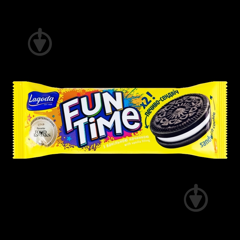 Печенье Fun Time с ванильной начинкой 70 г 70 г - фото 5