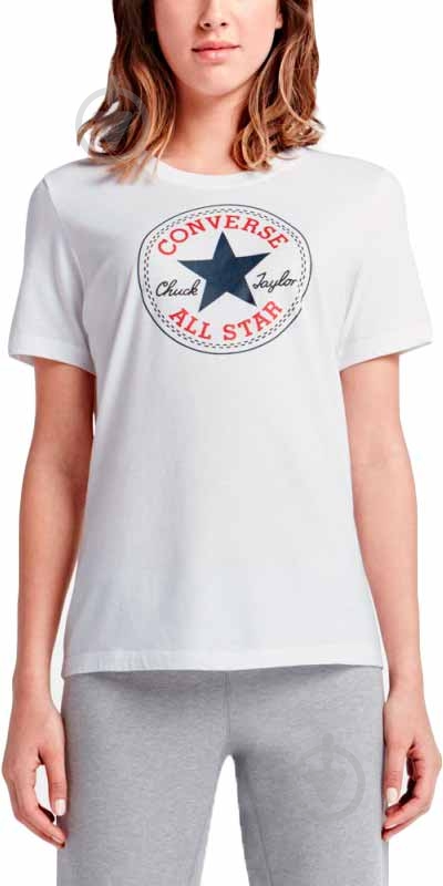 Футболка Converse 10001124-102 р.XL белый - фото 1 Футболка Converse 10001124-102 р.XL белый - фото 1