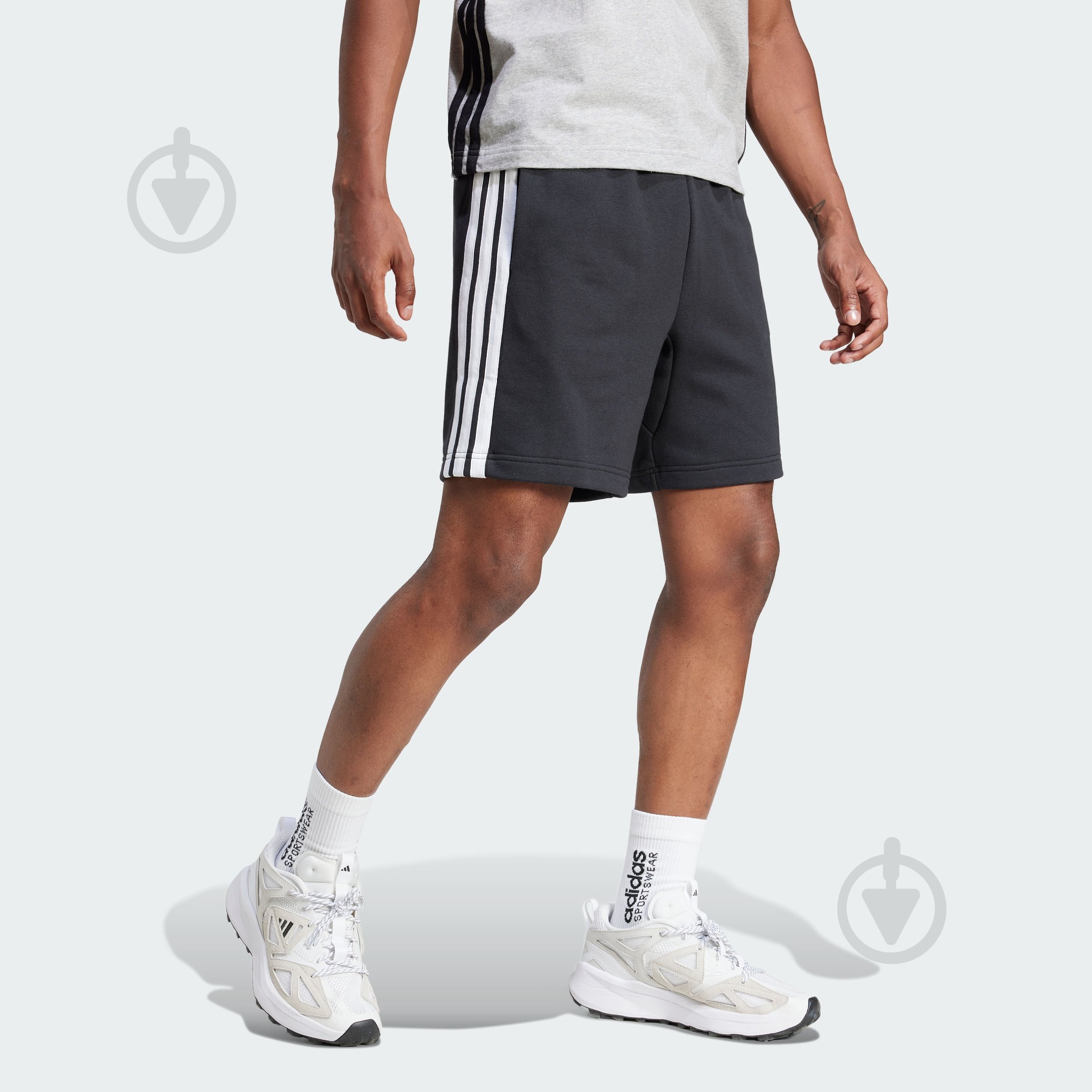 Шорти Adidas M 3S FT SHO JE6414 р. 2XL чорний - фото 3