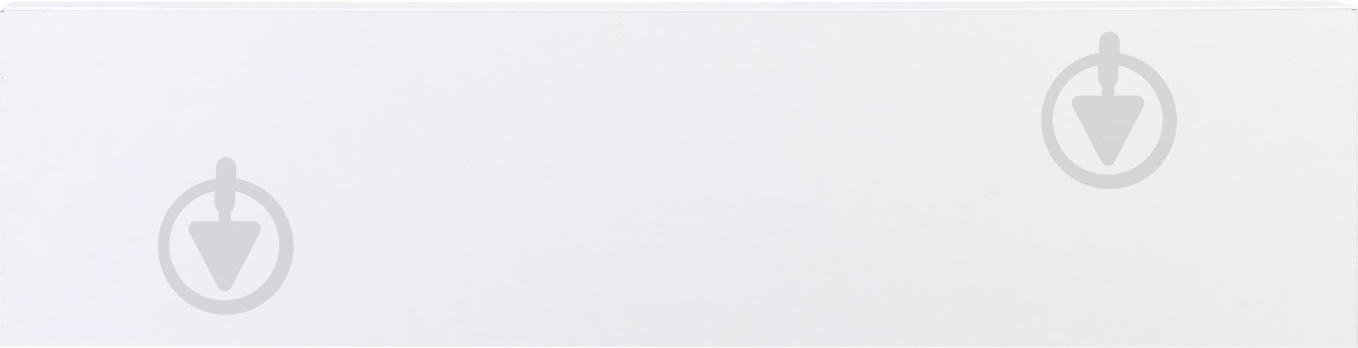 Полка декоративная Inteo 800x800x50 мм белый (Другое) - фото 4