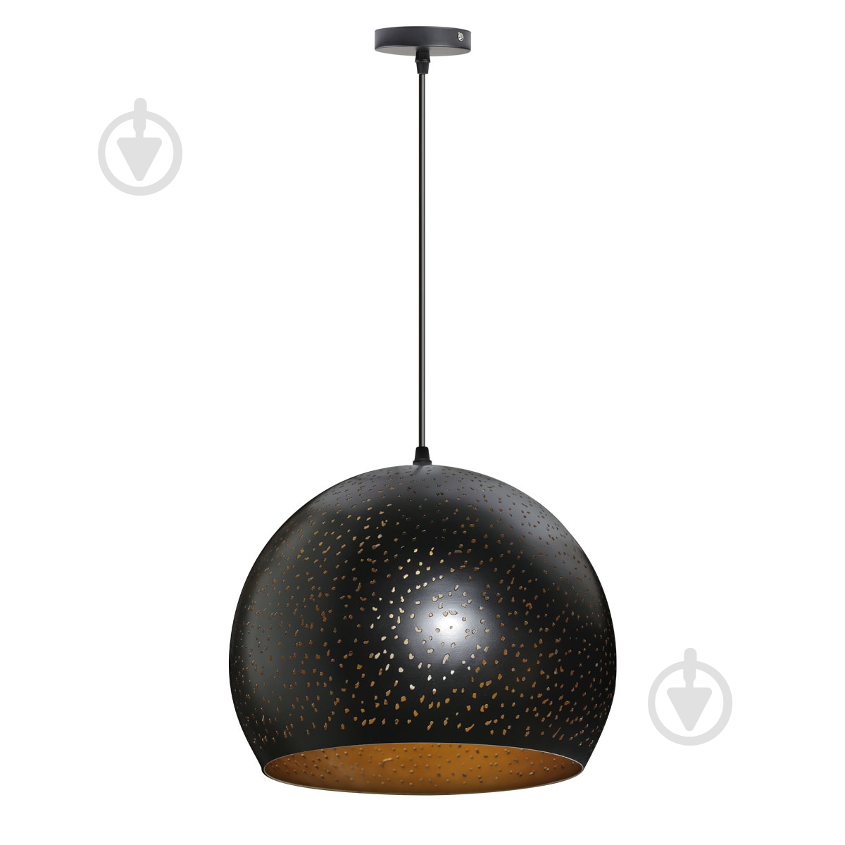Подвес Светкомплект SFERA L300 1x40 Вт E27 черный - фото 1