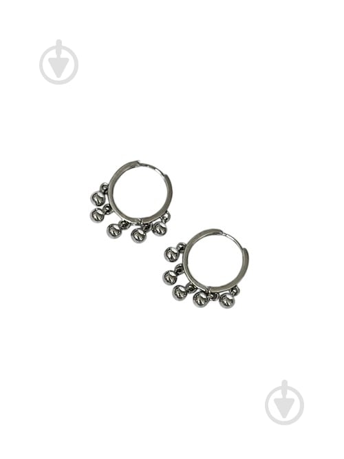 Серьги MISO accessory серебряные шарики - фото 1