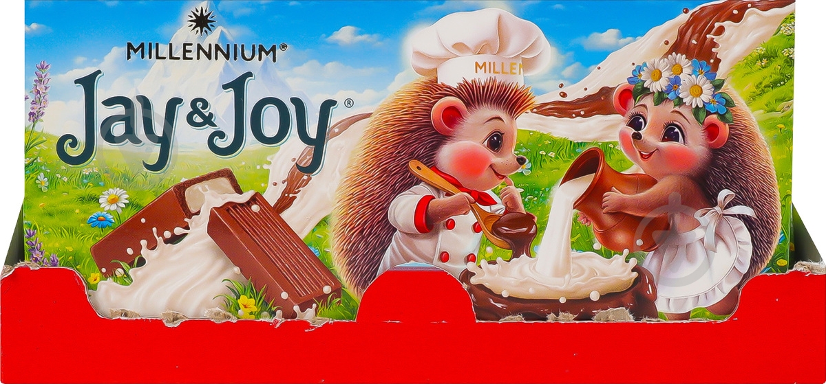 Молочный шоколад Jay&Joy с молочной начинкой 100 г - фото 13