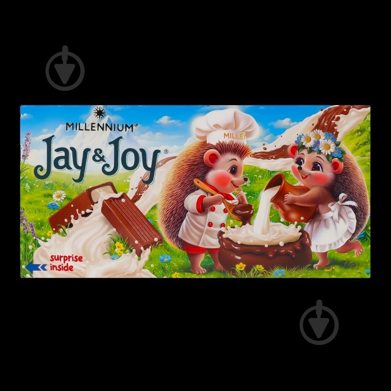 Молочный шоколад Jay&Joy с молочной начинкой 100 г - фото 16