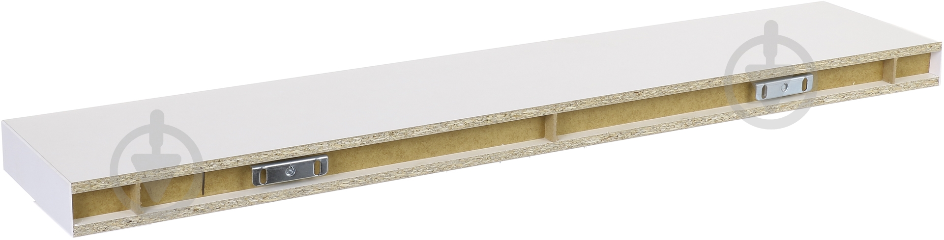 Полка Inteo ДСП на стену 1000x1000x50 мм белый (Другое) - фото 4