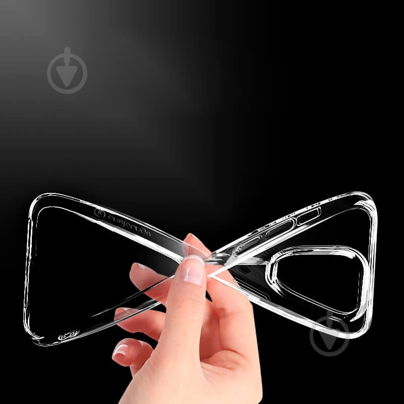 Прозорий TPU чохол oneLounge SilicolDots для iPhone 14 Pro Max - фото 4