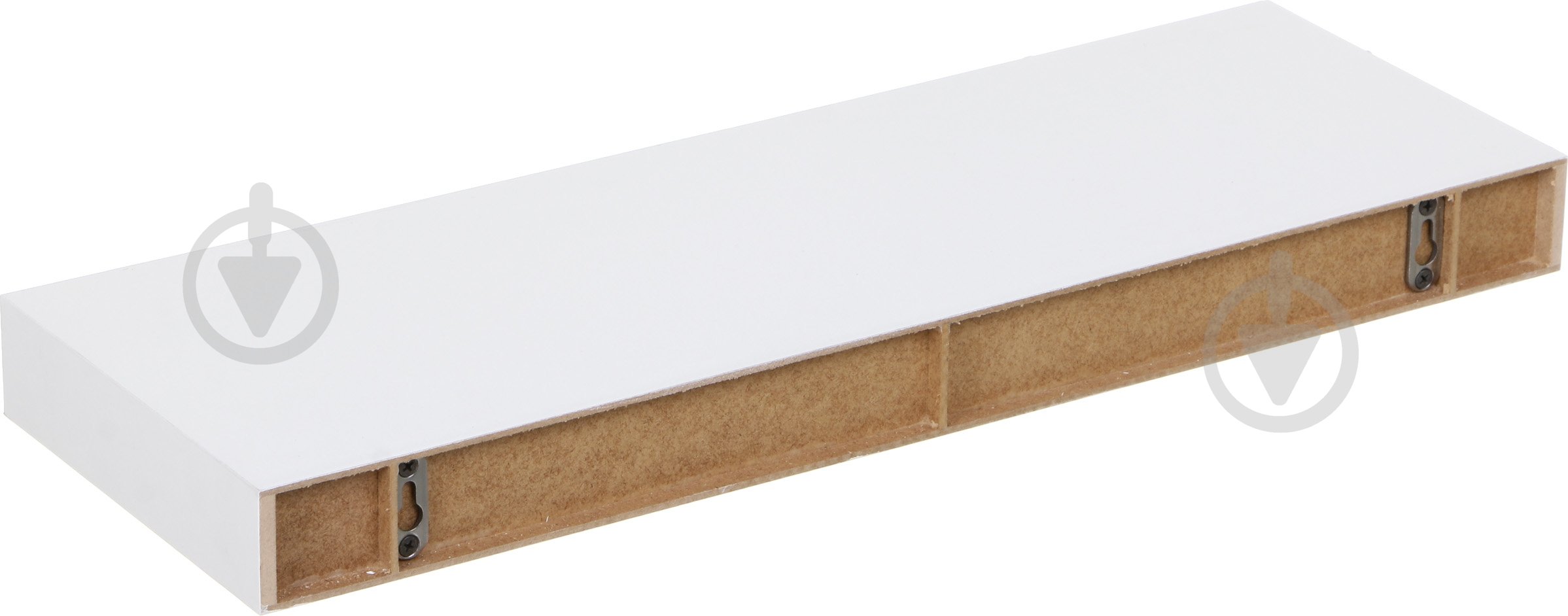 Полка Inteo Лайн настенная 600x600x50 мм белый (Другое) - фото 3