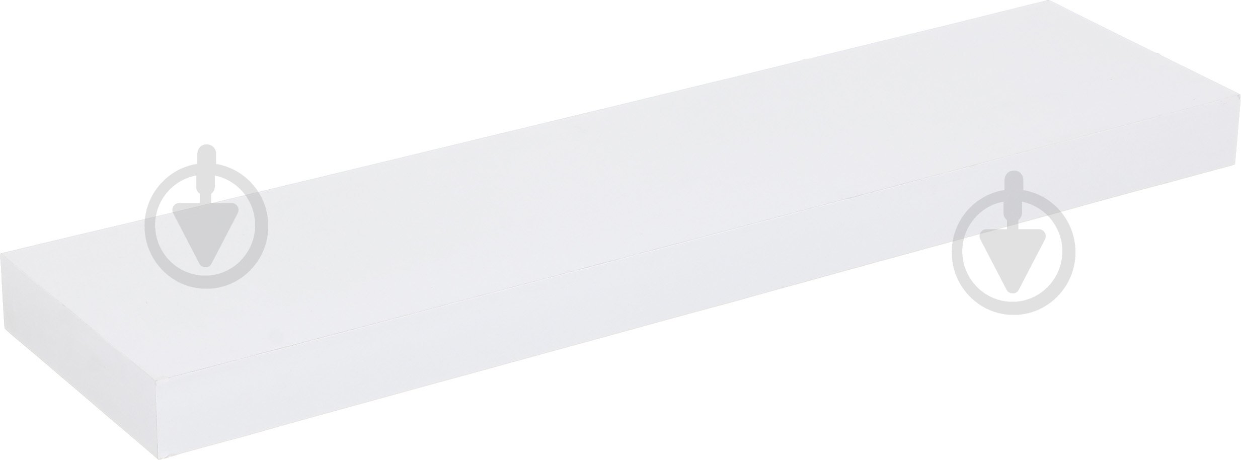 Полка Inteo Лайн навесная 800x800x50 мм белый (Другое) - фото 4