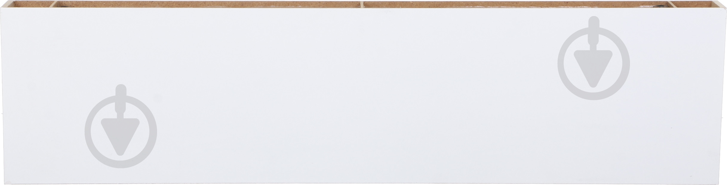 Полка Inteo Лайн навесная 800x800x50 мм белый (Другое) - фото 1