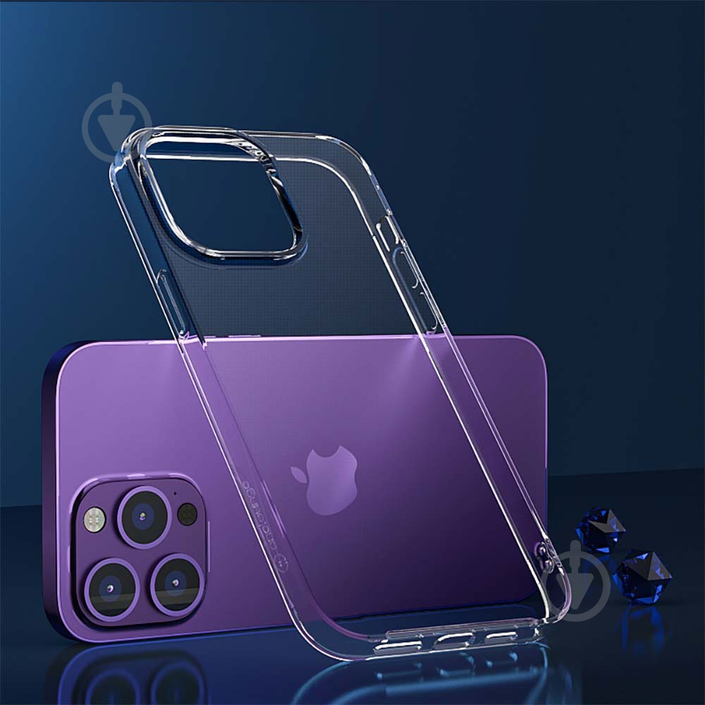 Прозорий TPU чохол oneLounge SilicolDots для iPhone 14 Pro - фото 5 Прозорий TPU чохол oneLounge SilicolDots для iPhone 14 Pro - фото 5