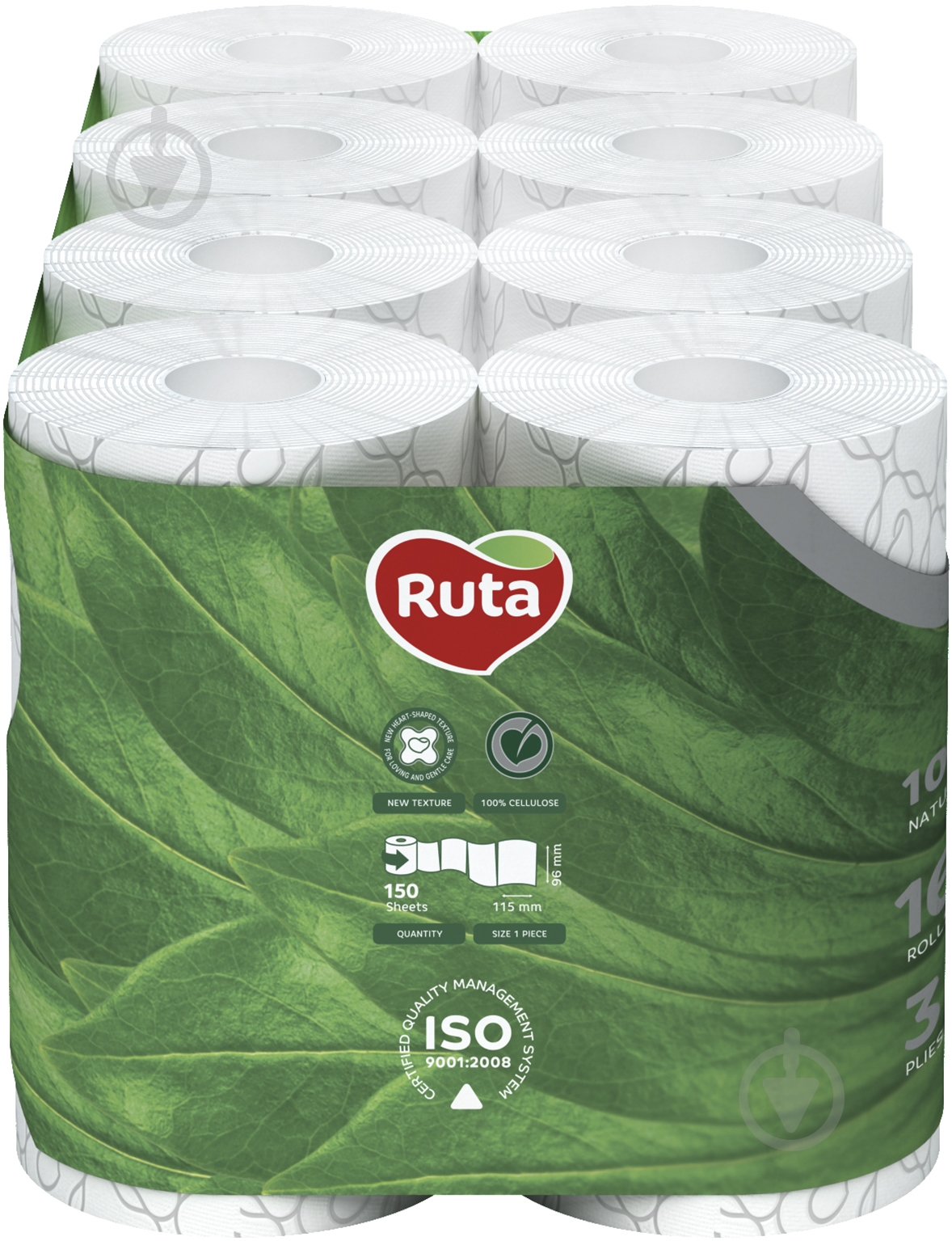Туалетная бумага Ruta трехслойная 16 шт. - фото 2 Туалетная бумага Ruta трехслойная 16 шт. - фото 2