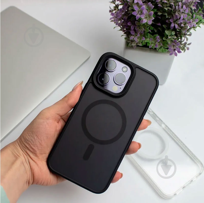 Чохол oneLounge 1Mag Pro MagSafe Black для iPhone 14 Pro Max - фото 5