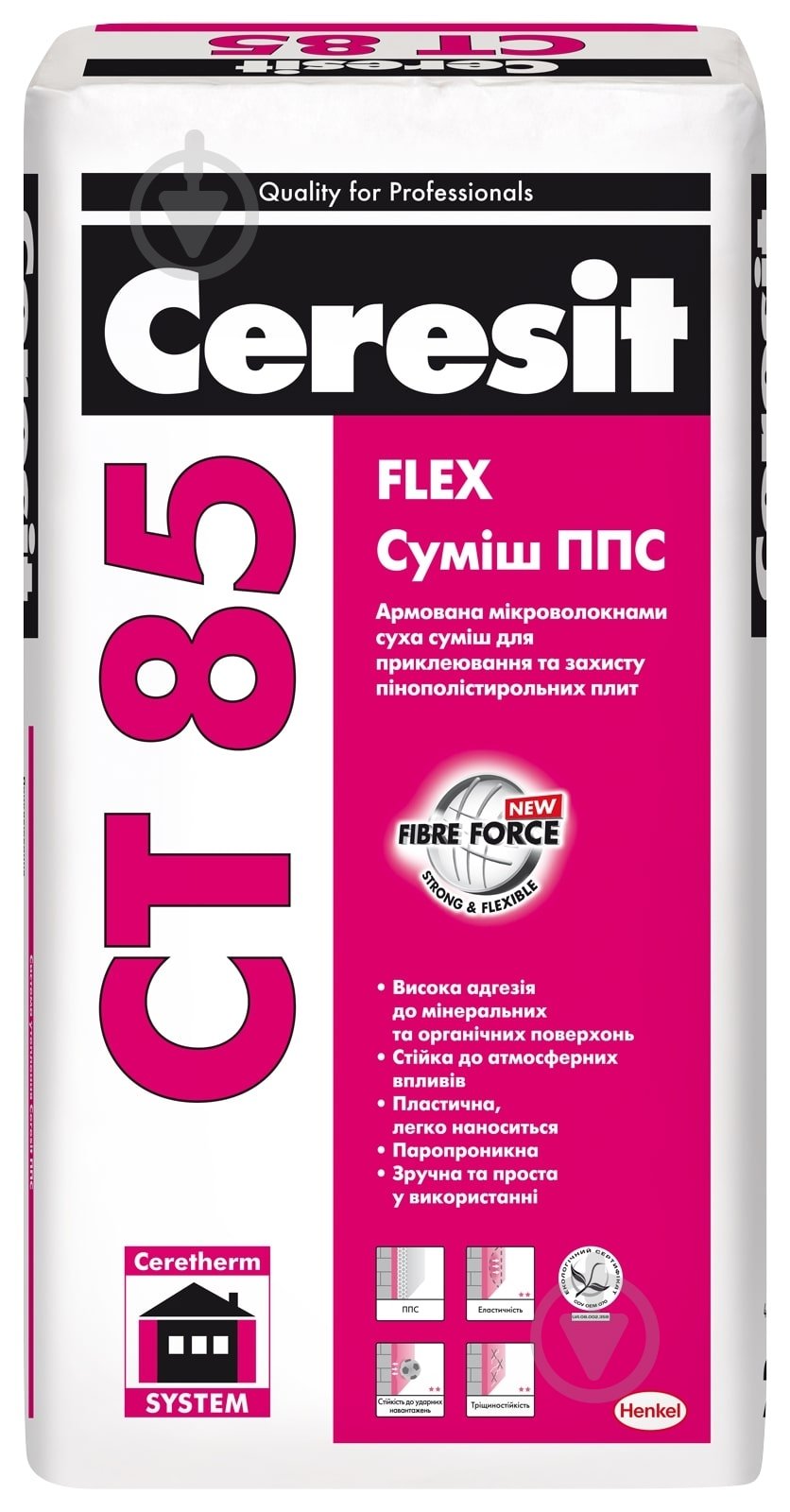 Суміш для приклеювання та армування Ceresit СТ 85 25 кг - фото 1