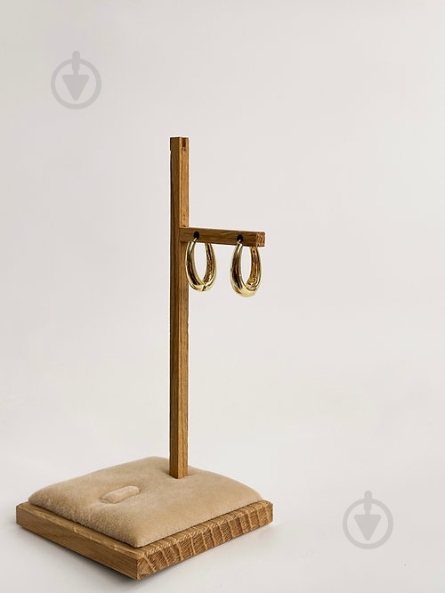 Серьги MISO accessory золотой овал - фото 1