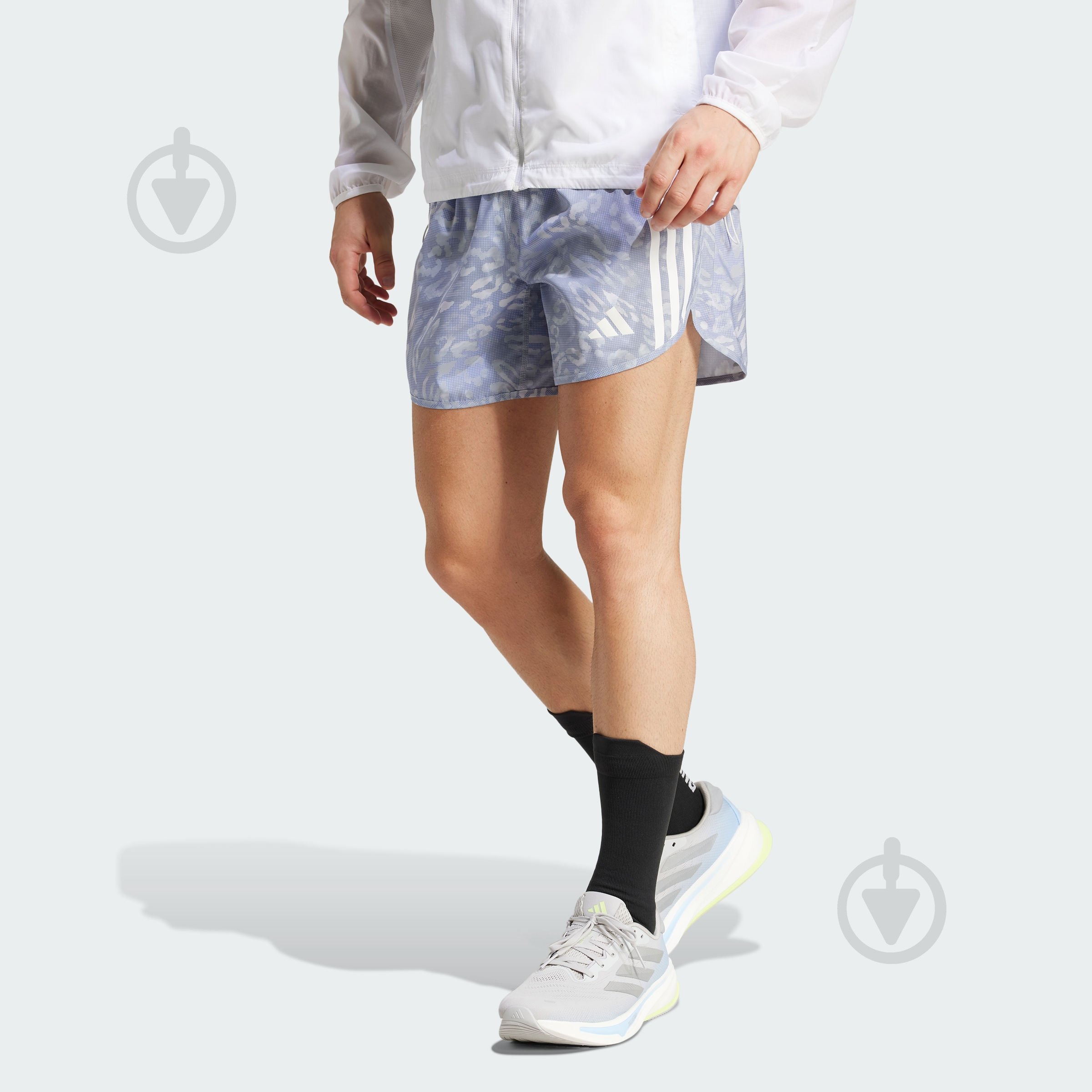 Шорты Adidas OTR E AOP SHO M JD7769 р. L фиолетовый - фото 1