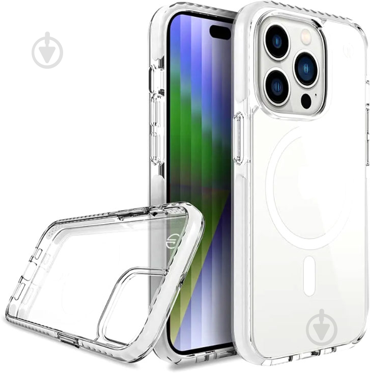 ᐉ Прозорий чохол oneLounge 1Mag Bumper MagSafe для iPhone 14 Pro Max ...