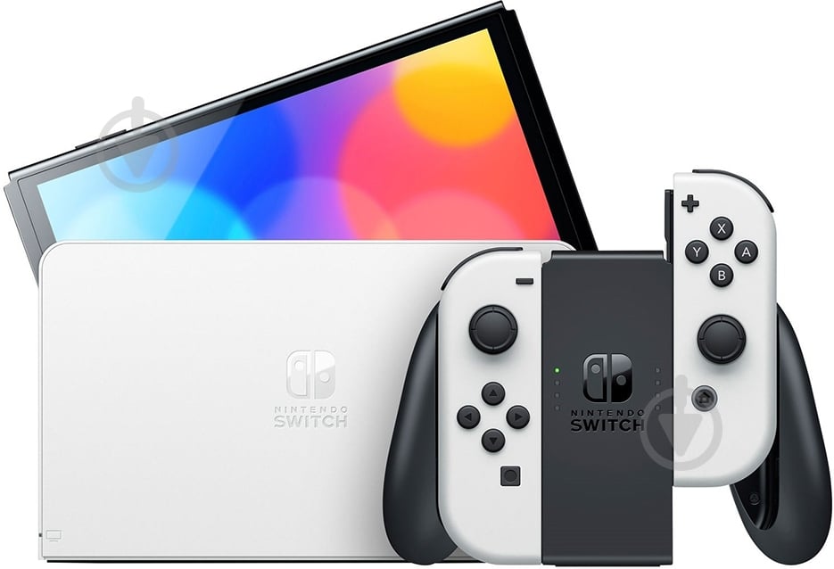 Игровая консоль NINTENDO Switch Oled white - фото 1