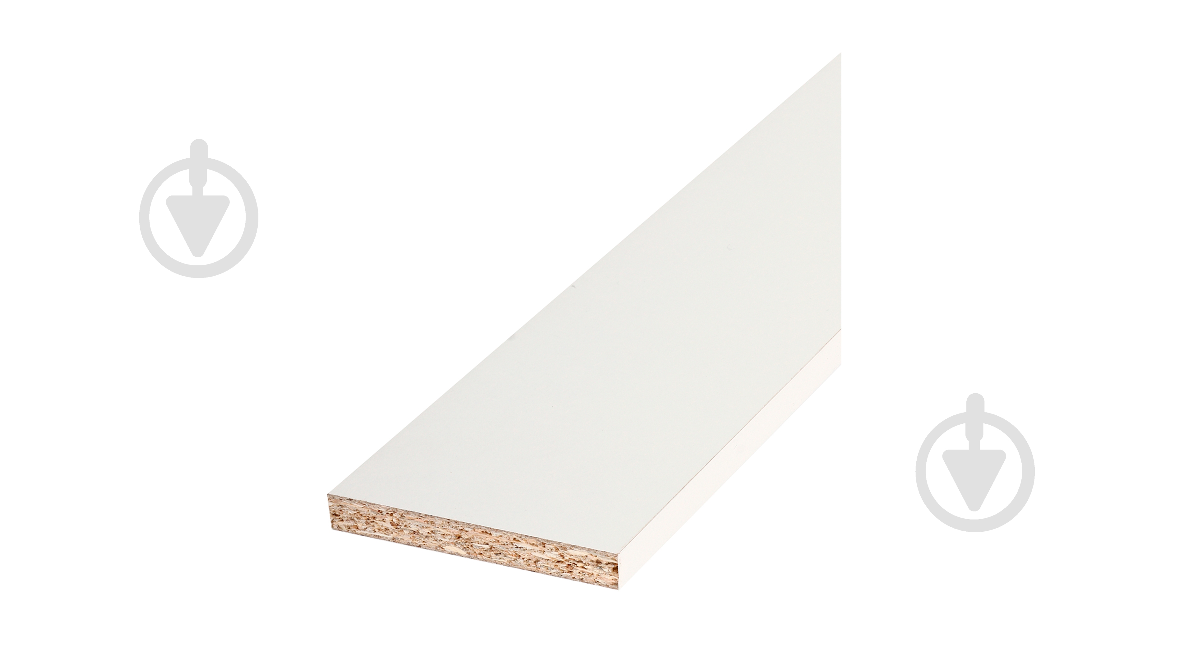 Цоколь без профиля 100х2400 белый ДСП - фото 1 Цоколь без профиля 100х2400 белый ДСП - фото 1