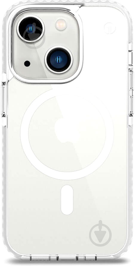 Прозорий чохол oneLounge 1Mag Bumper MagSafe для iPhone 14 | 13 - фото 1 Прозорий чохол oneLounge 1Mag Bumper MagSafe для iPhone 14 | 13 - фото 1
