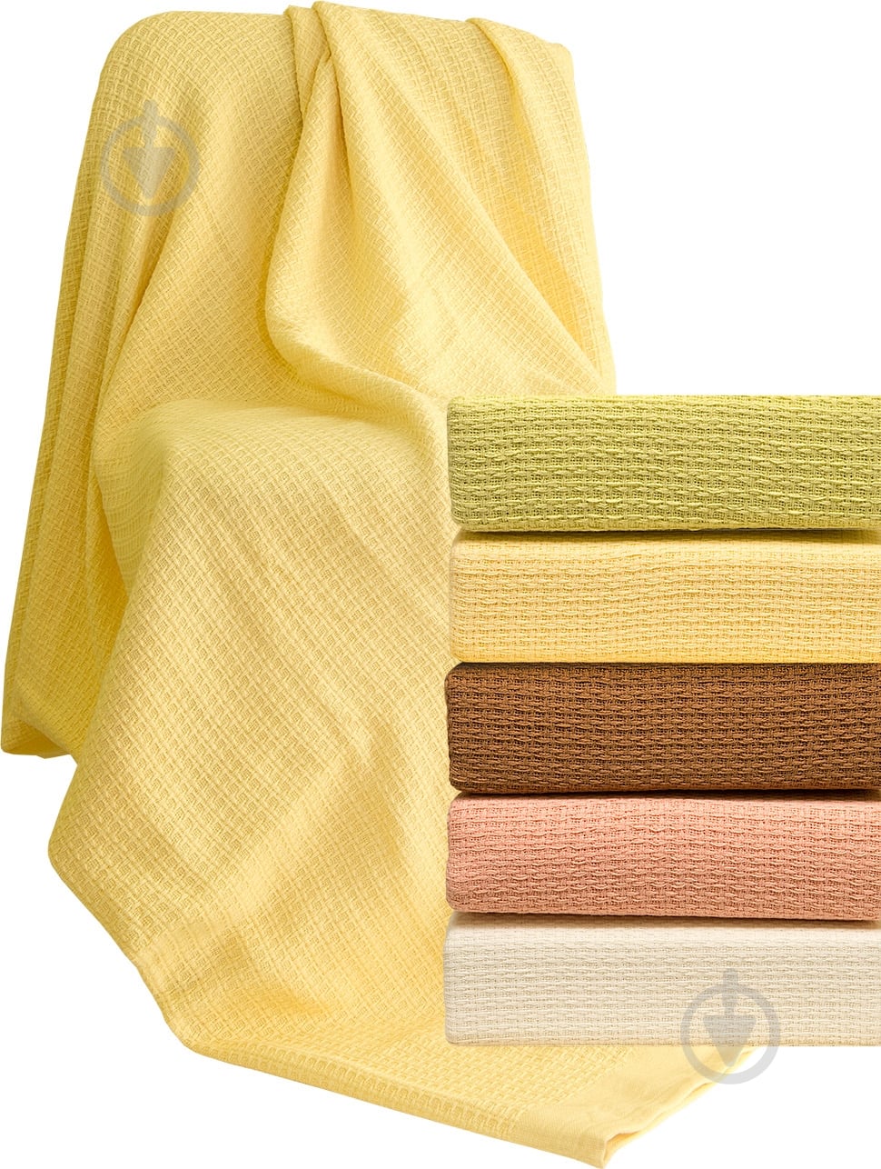 Плед Матис 200x220 см оливковый Zastelli - фото 1