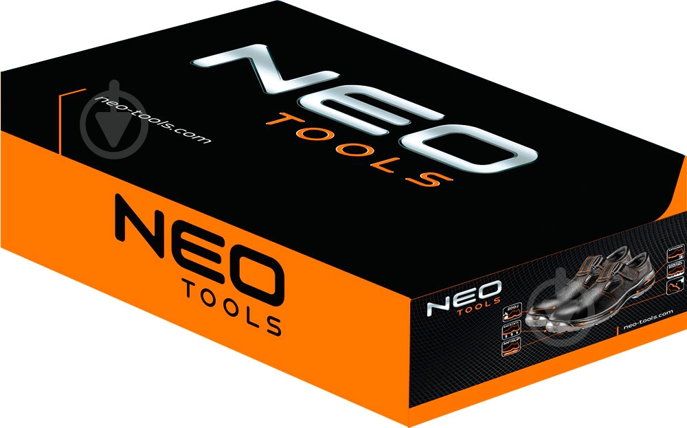 Сандалии рабочие NEO tools S1 SRA с композитным подноском р.47 82-078 черный - фото 8 Сандалии рабочие NEO tools S1 SRA с композитным подноском р.47 82-078 черный - фото 8