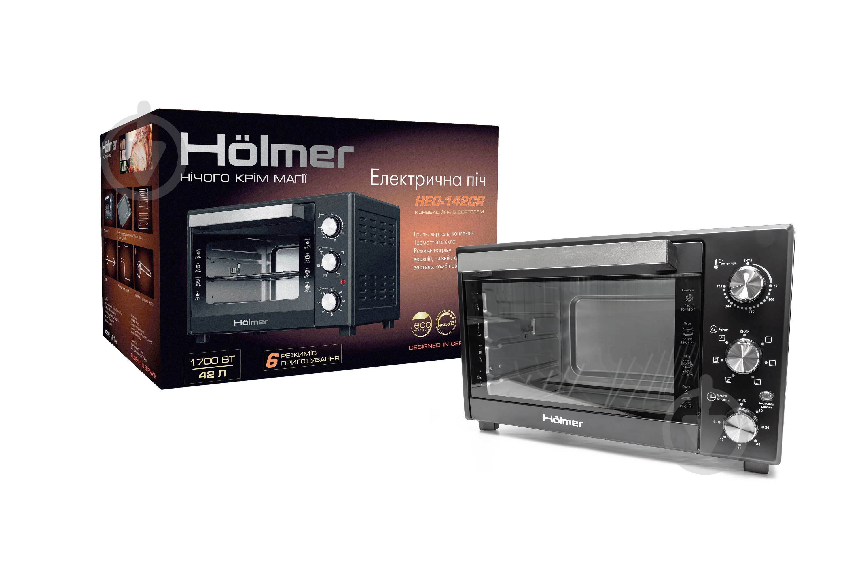 Электрическая печь Holmer HEO-142CR - фото 10