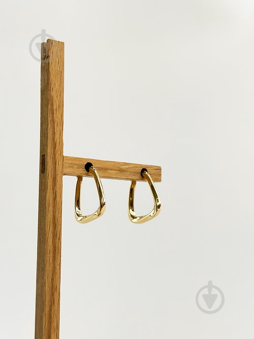 Серьги MISO accessory золотой квадрат - фото 1 Серьги MISO accessory золотой квадрат - фото 1