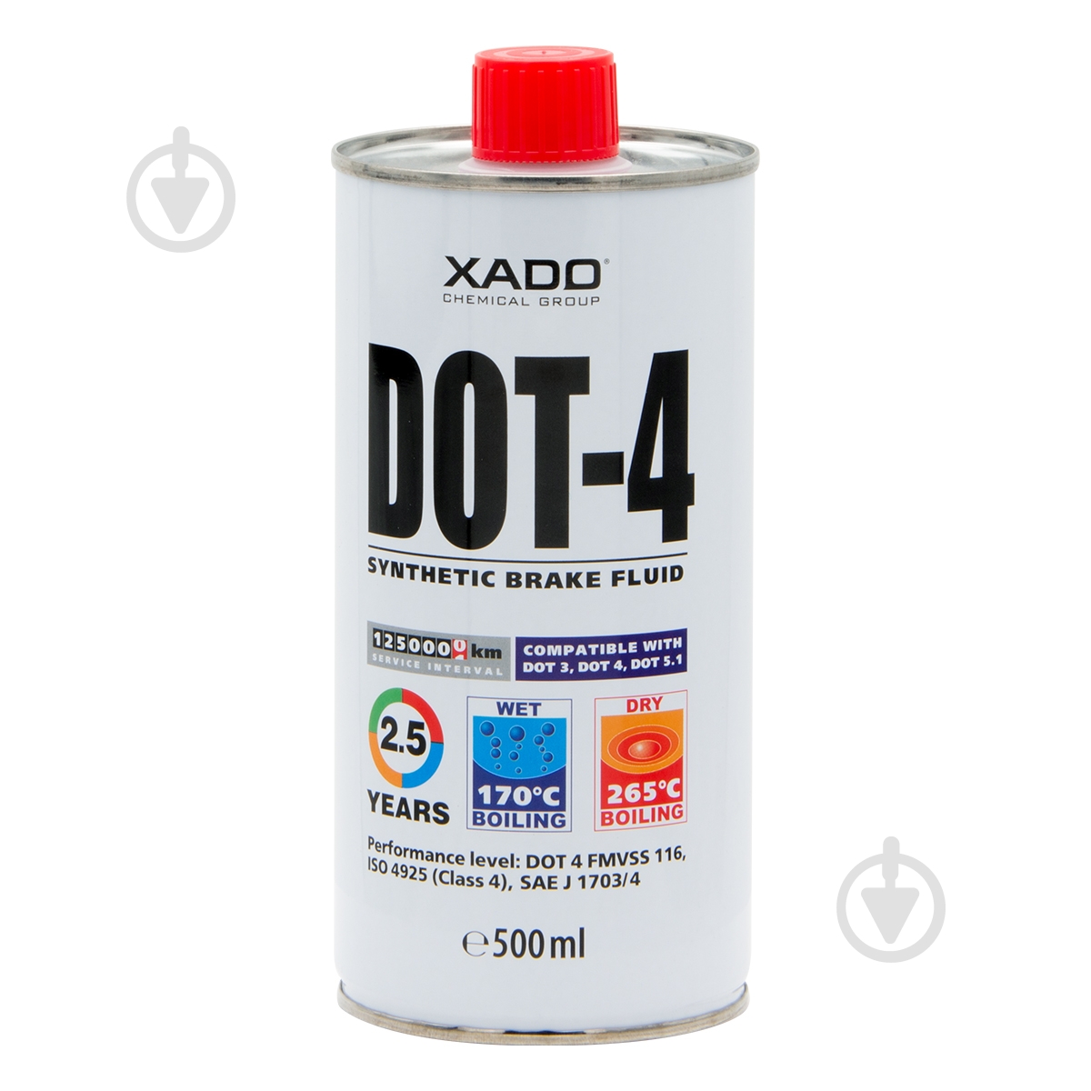Тормозная жидкость XADO DOT-4 0,5 л - фото 1 Тормозная жидкость XADO DOT-4 0,5 л - фото 1