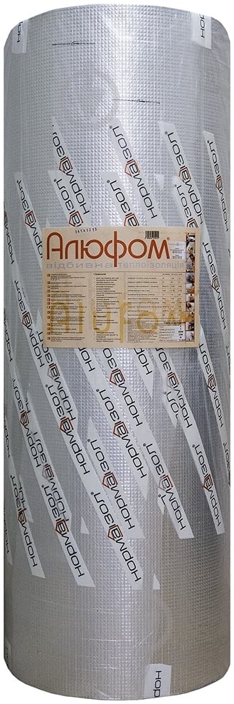 Полотно Normaizol с односторонним фольгированием алюфом 5 мм - фото 2 Полотно Normaizol с односторонним фольгированием алюфом 5 мм - фото 2