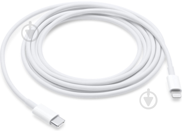 Кабель Apple USB-C to Lightning Cable 2 м белый (MQGH2ZM/A) - фото 1 Кабель Apple USB-C to Lightning Cable 2 м белый (MQGH2ZM/A) - фото 1