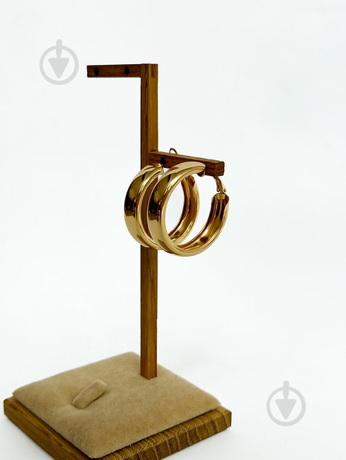 Серьги MISO accessory широкое кольцо золото - фото 1 Серьги MISO accessory широкое кольцо золото - фото 1