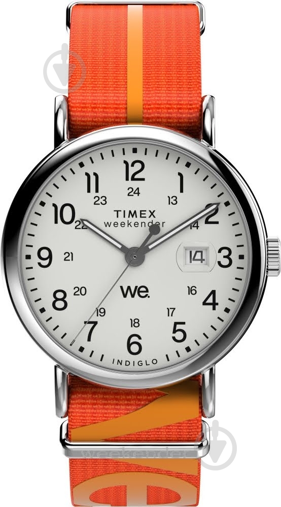Наручные часы Weekender Timex silver (Tx2w99500) - фото 1 Наручные часы Weekender Timex silver (Tx2w99500) - фото 1