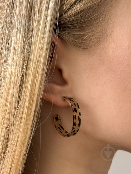 Серьги MISO accessory кольцо лео - фото 2