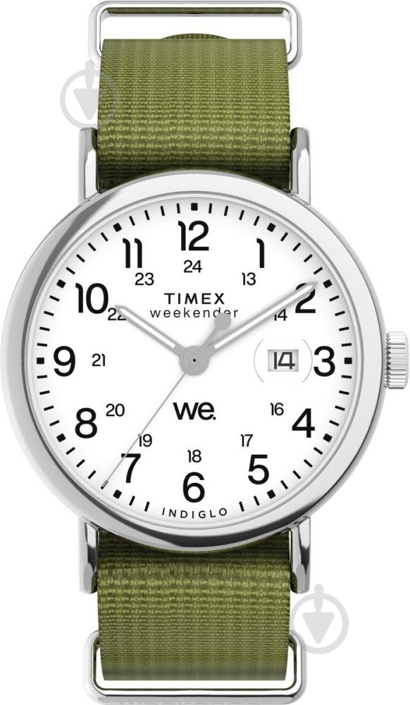 Наручний годинник Weekender Timex silver (Tx2w86000) - фото 1 Наручний годинник Weekender Timex silver (Tx2w86000) - фото 1