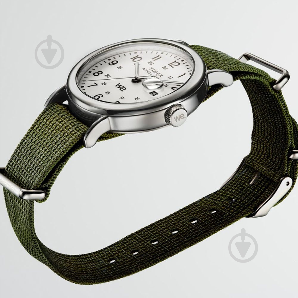 Наручний годинник Weekender Timex silver (Tx2w86000) - фото 3 Наручний годинник Weekender Timex silver (Tx2w86000) - фото 3