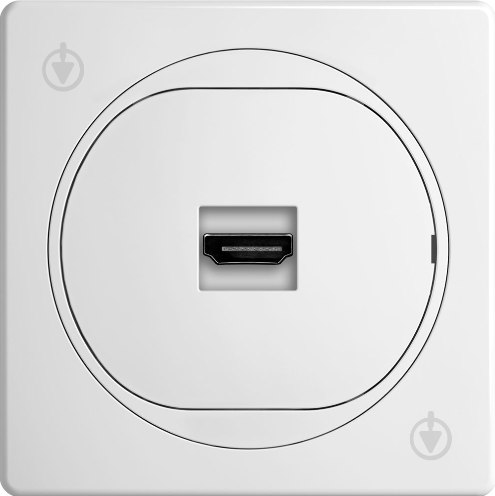 Розетка HDMI Aling-Conel Eon IP20 белый E6163.0 - фото 1